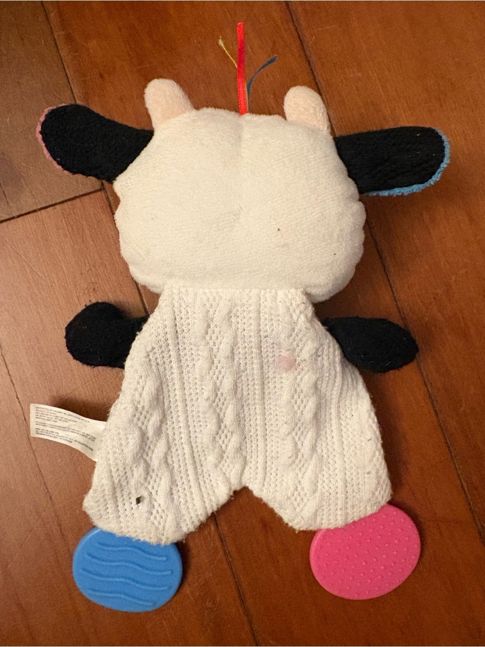 2 Baby Sensory Toys Crinkle Cow & Giraffe Plush Baby Toys - Picture 5 of 5